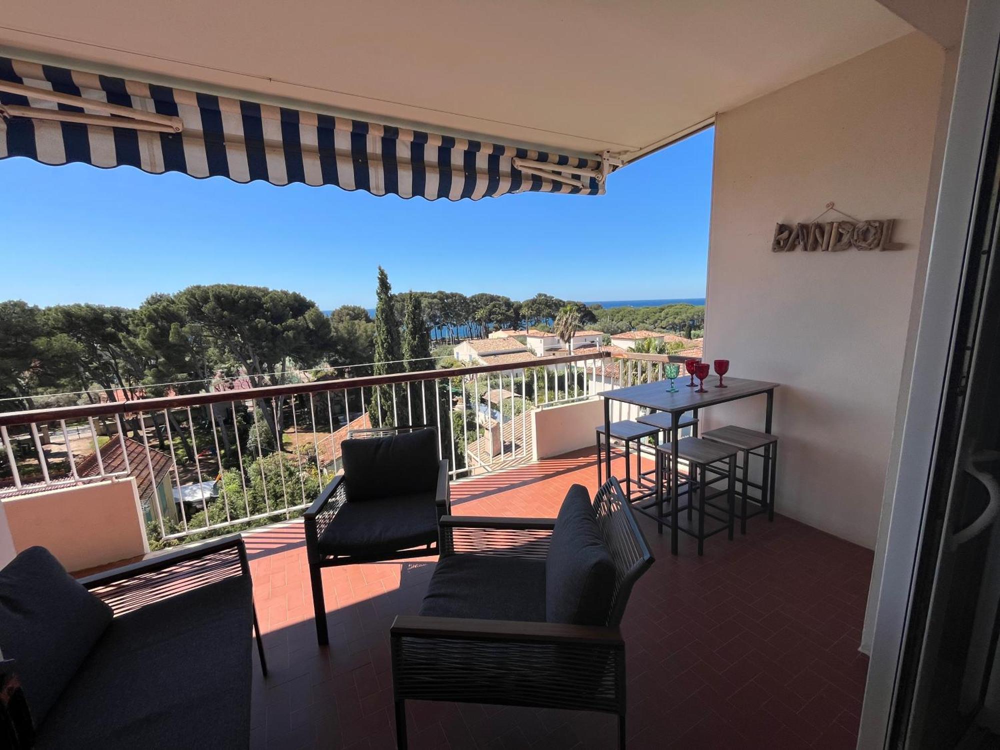 Appartement T3 Terrasse Vue Mer Bandol Eksteriør bilde