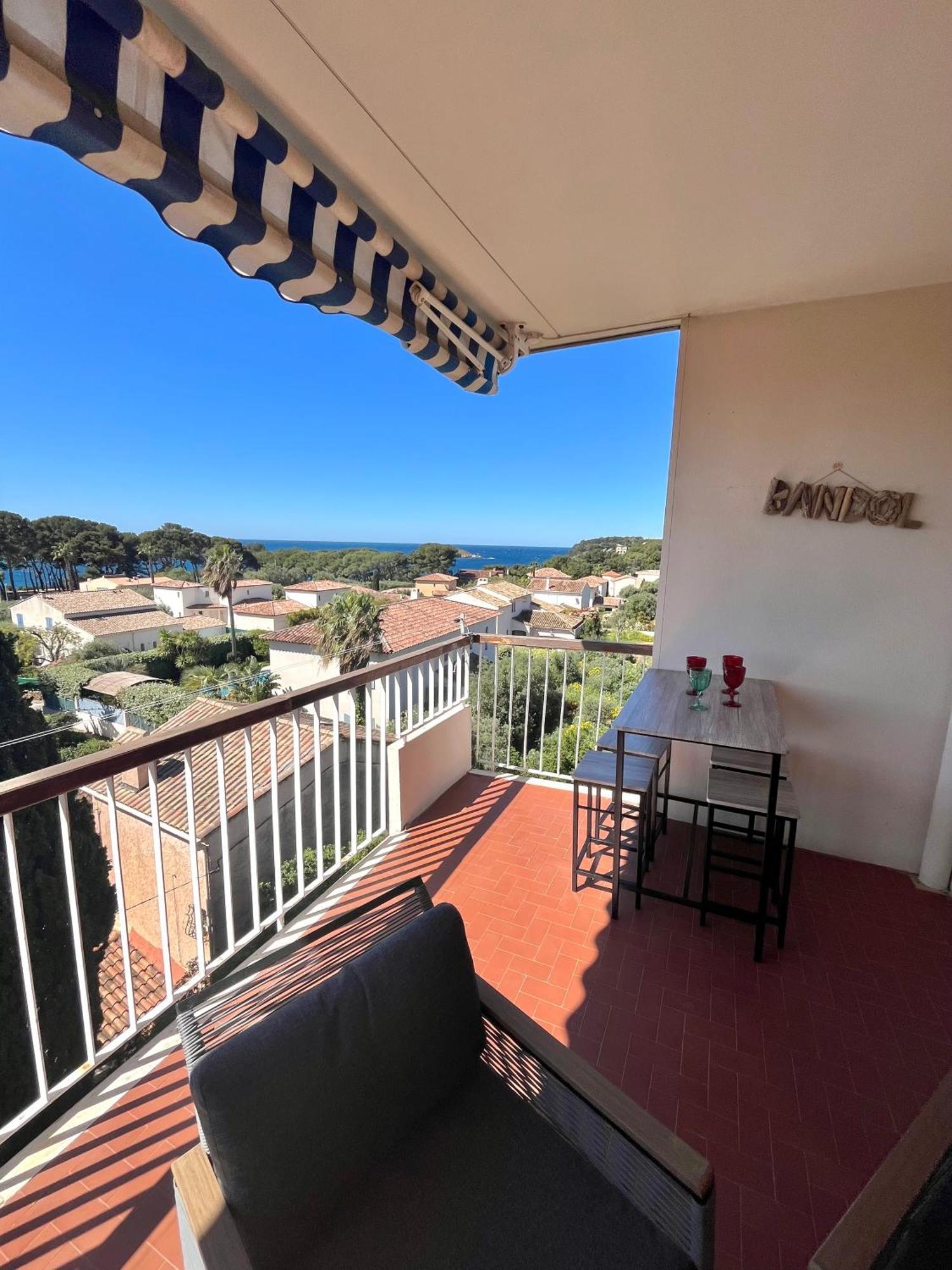 Appartement T3 Terrasse Vue Mer Bandol Eksteriør bilde